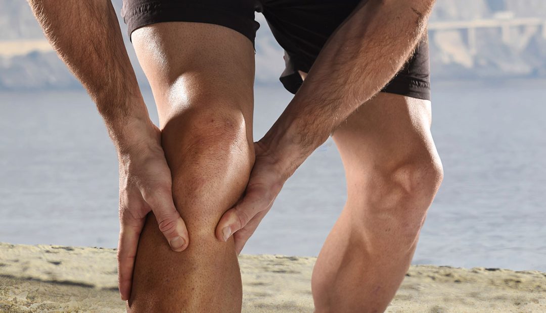 cramping athlete leg