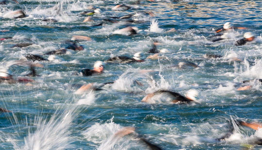 ironman triathlon swim start