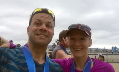 krista and david running