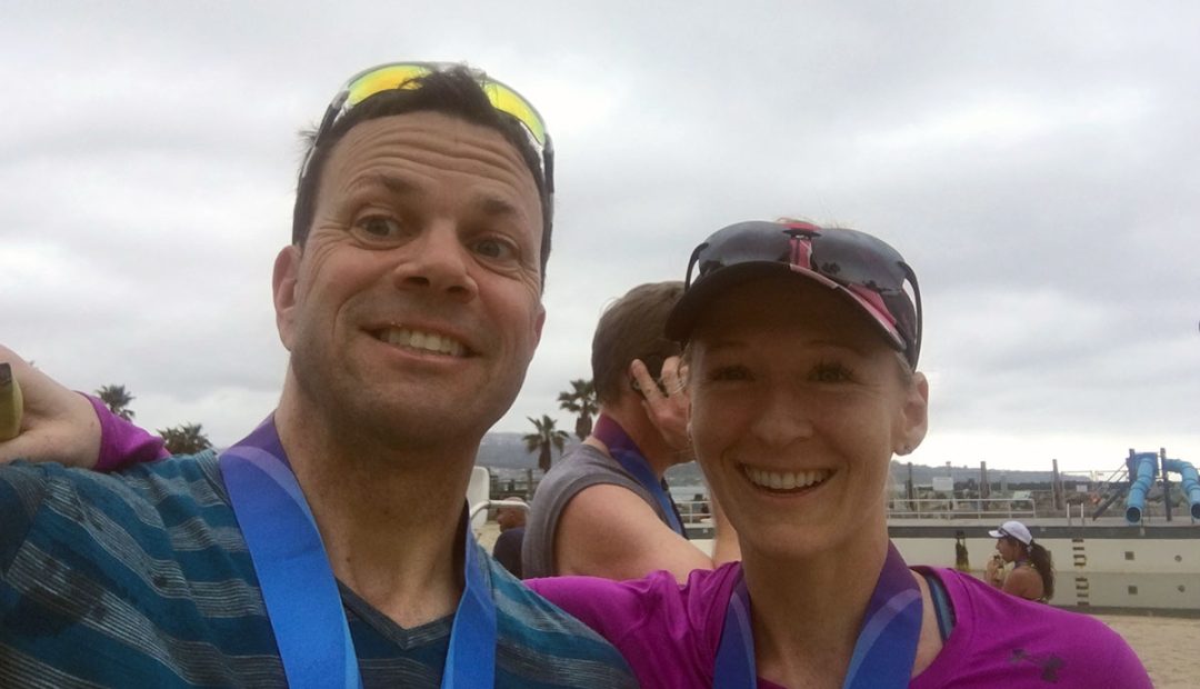 krista and david running