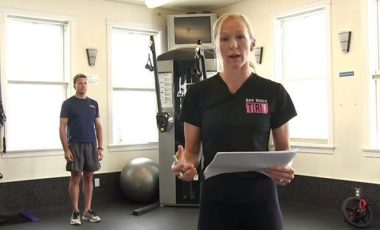 Krista Schultz demonstrates 6 dynamic stretches
