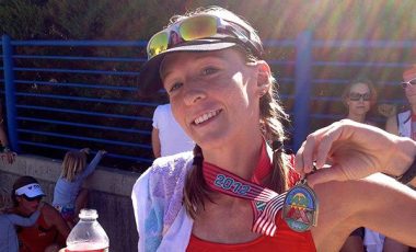 krista schultz finisher medal