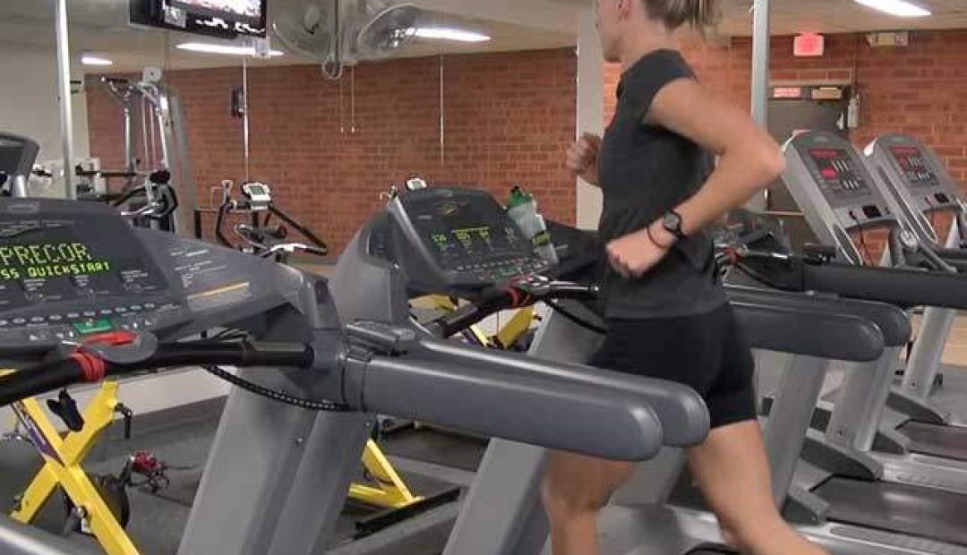 krista schultz on treadmill