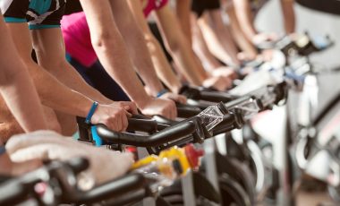 indoor cycling class