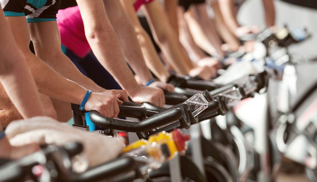 indoor cycling class