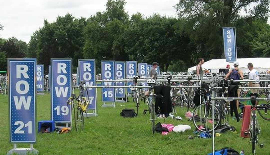 triathlon transition area