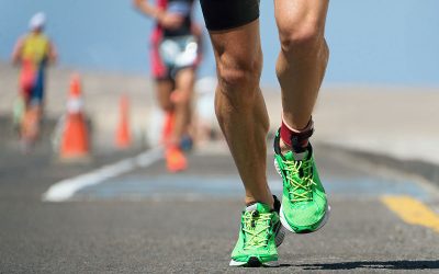 legs on the triathlon run